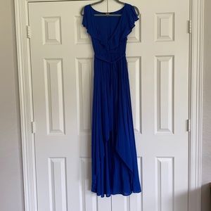 LuLu’s Ruffle V-neck Dress